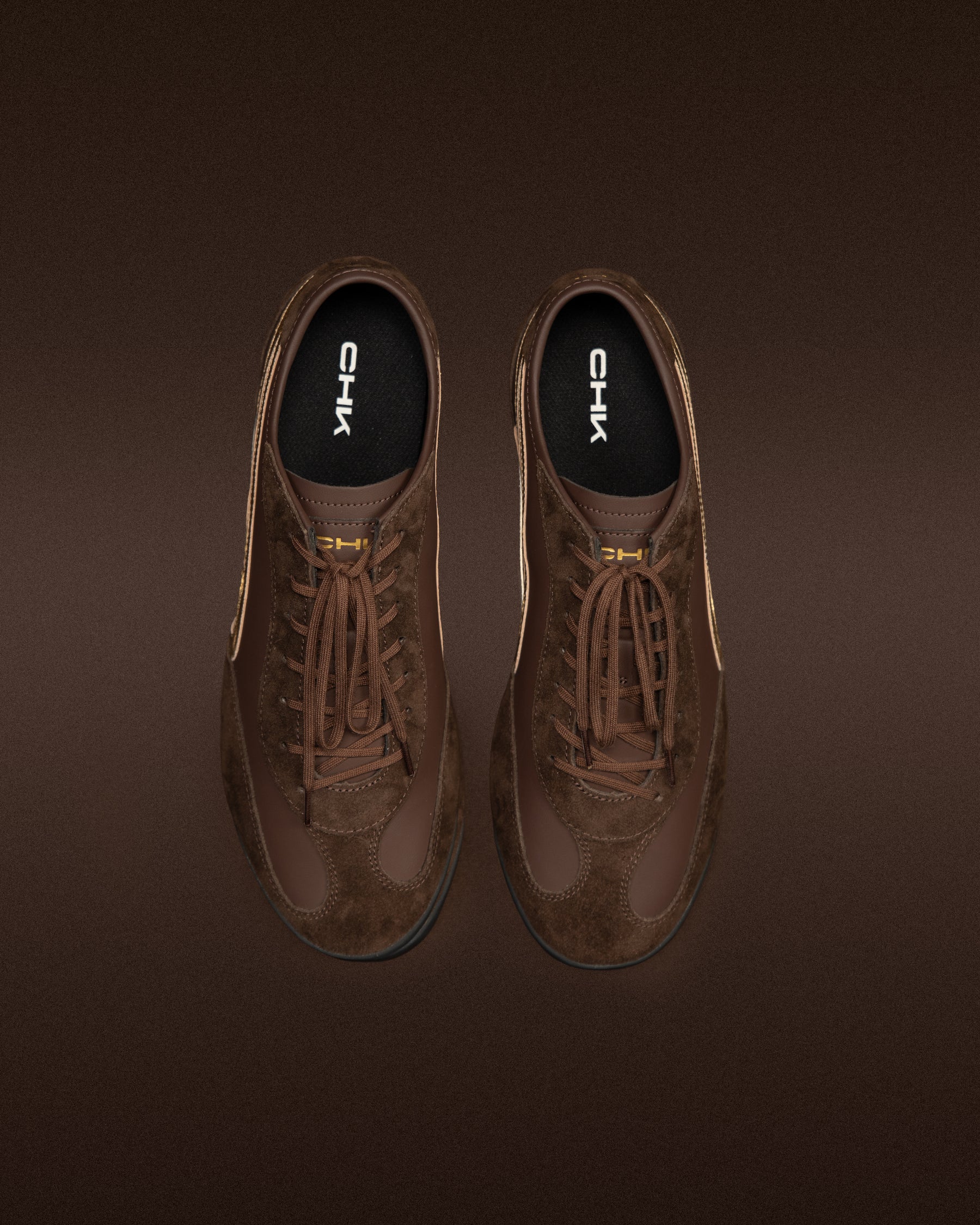 STRIDE - Deep Ink Brown/Gold