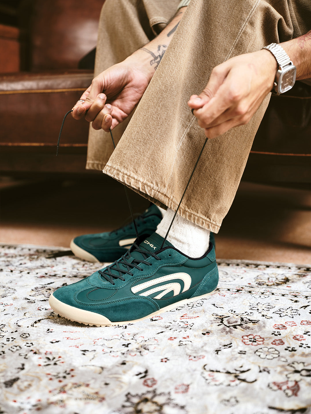 STRIDE — Deep Ink Green/Birch