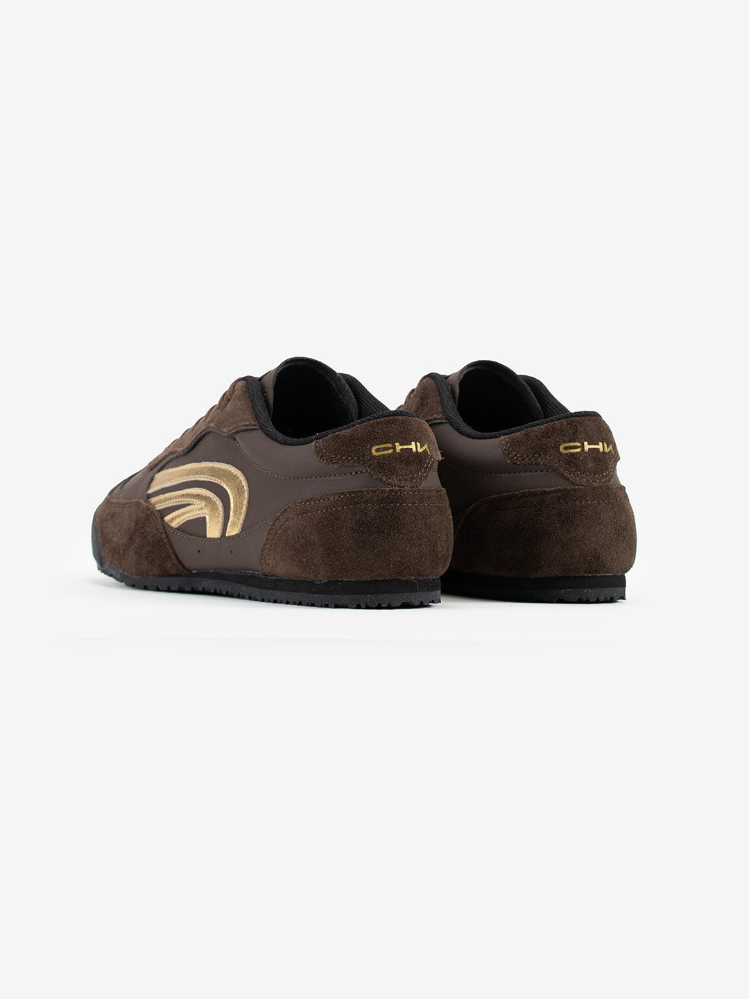STRIDE - Deep Ink Brown/Gold