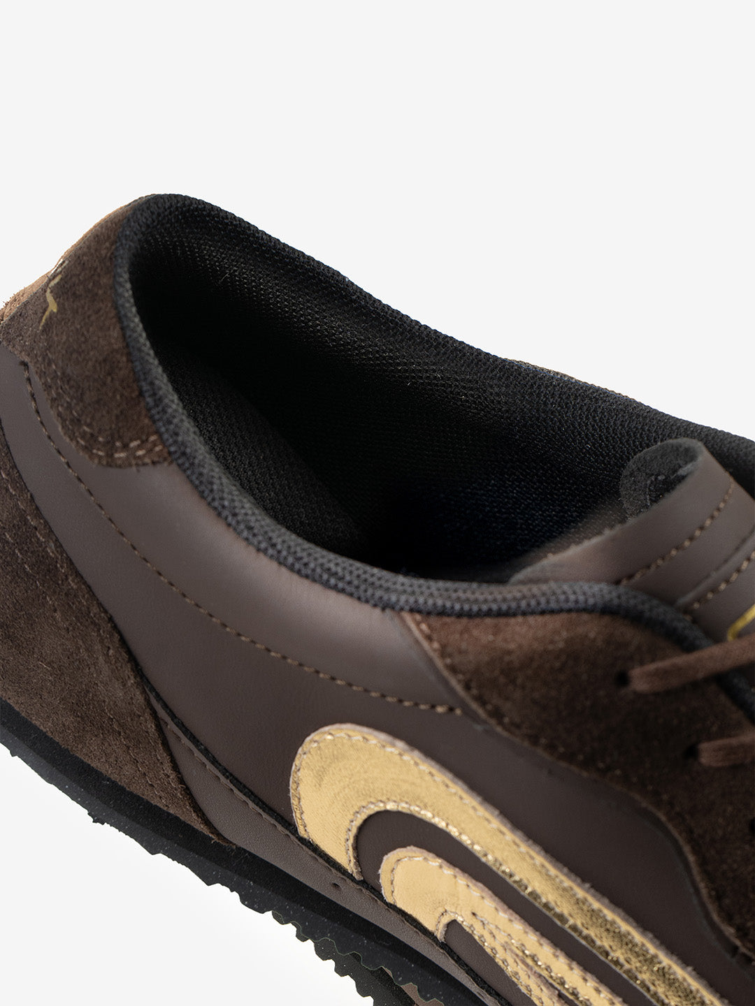 STRIDE - Deep Ink Brown/Gold