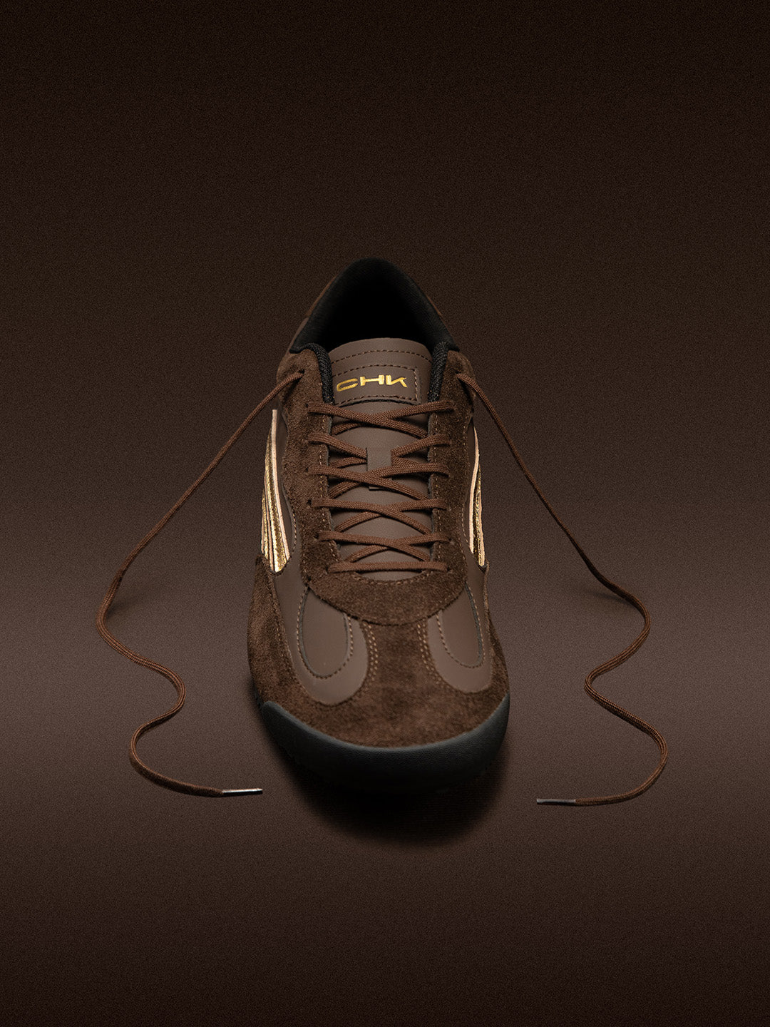 STRIDE - Deep Ink Brown/Gold
