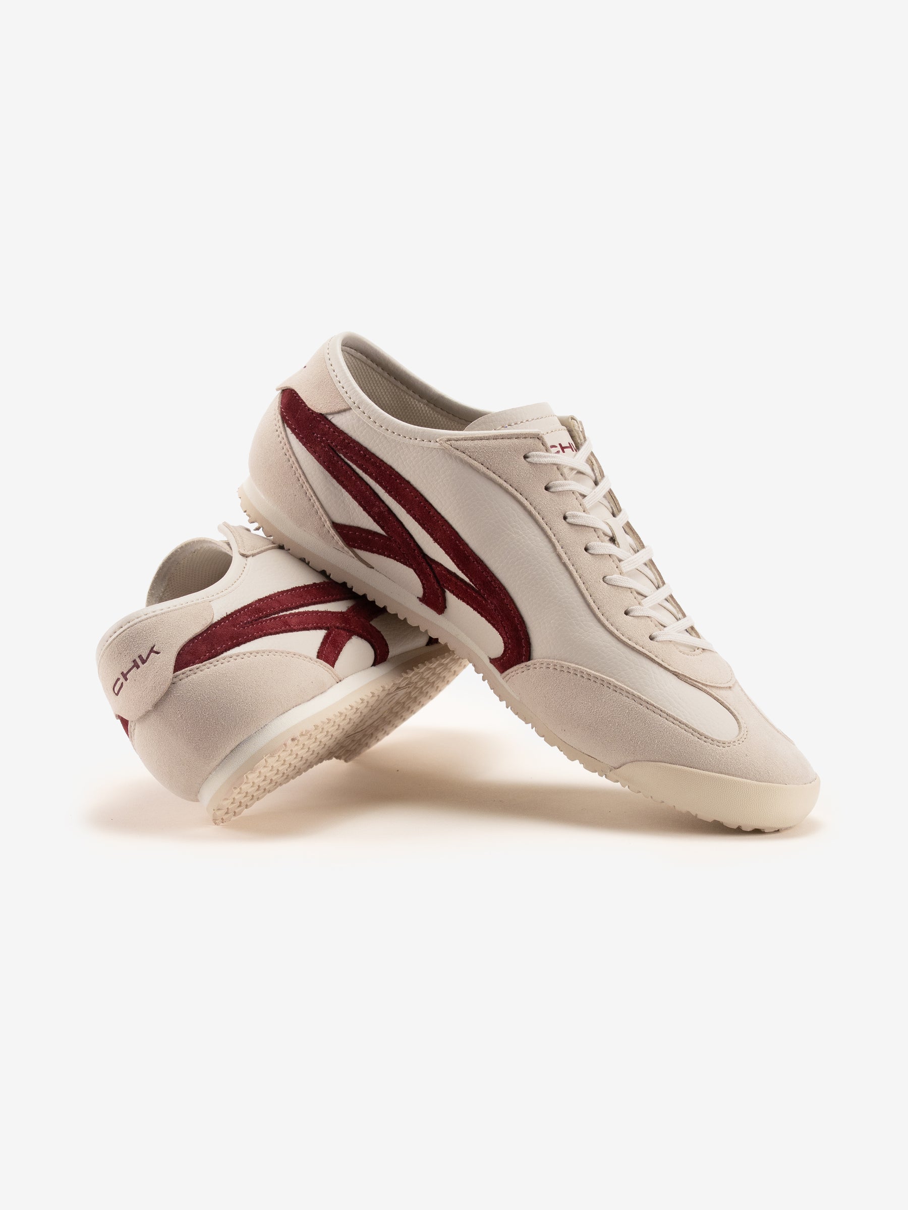 STRIDE - Birch/Burgundy