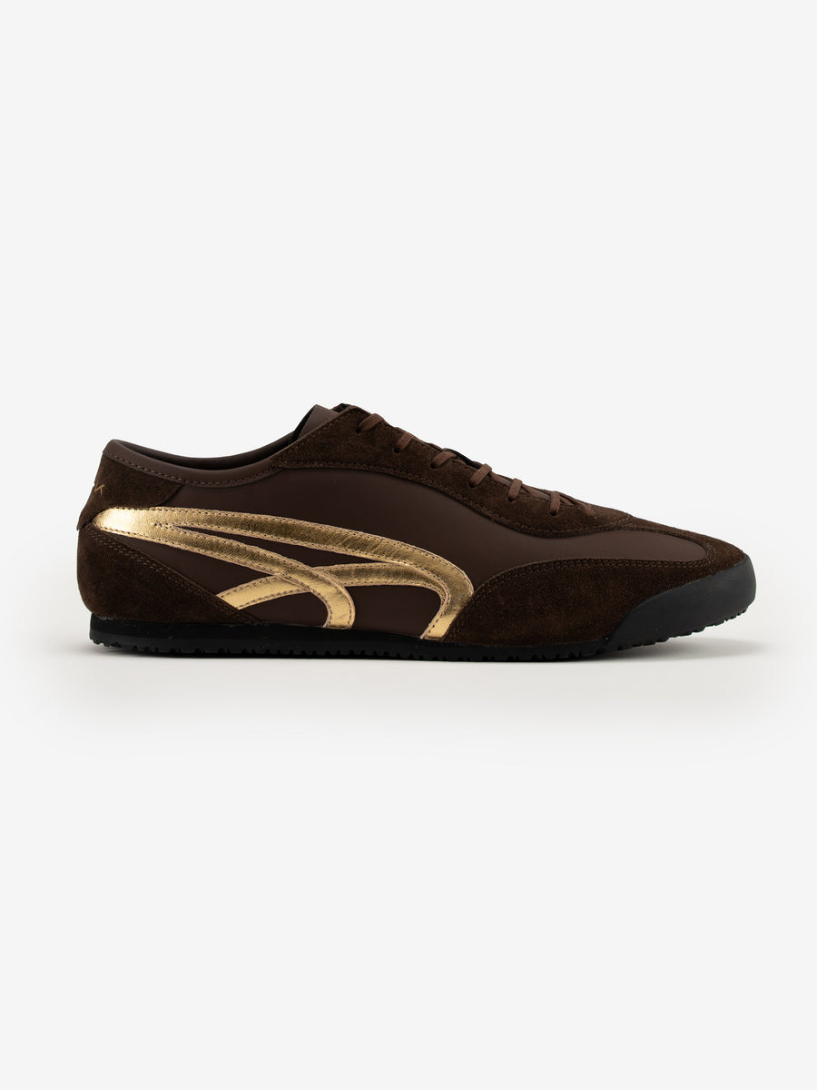 STRIDE - Deep Ink Brown/Gold