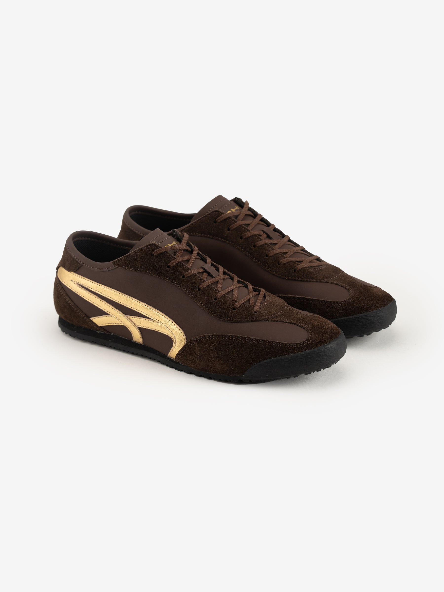 STRIDE - Deep Ink Brown/Gold