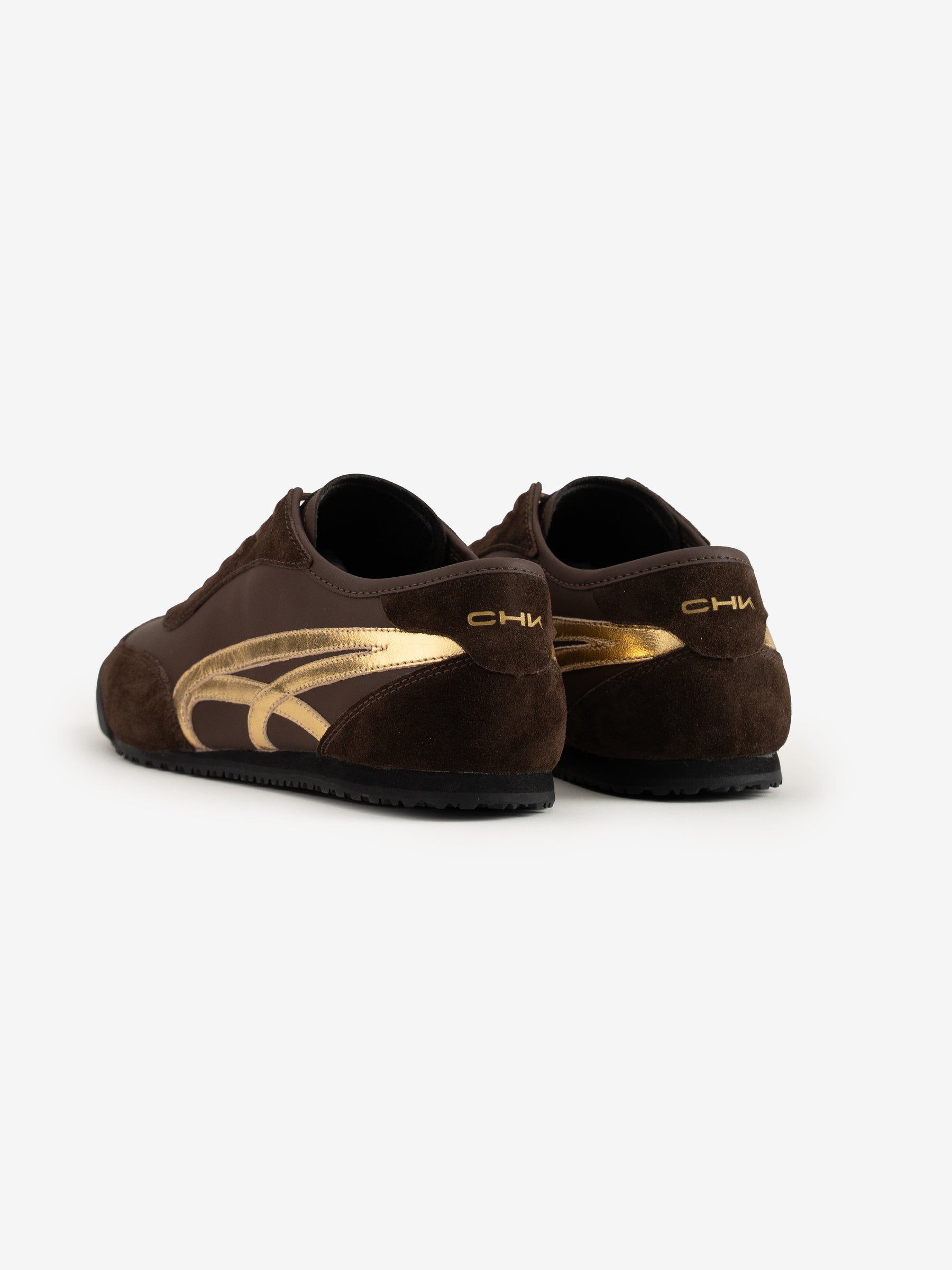 STRIDE - Deep Ink Brown/Gold