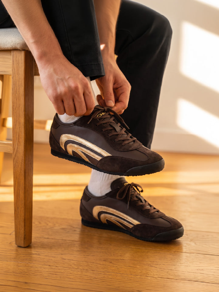 STRIDE OG - Deep Ink Brown/Gold